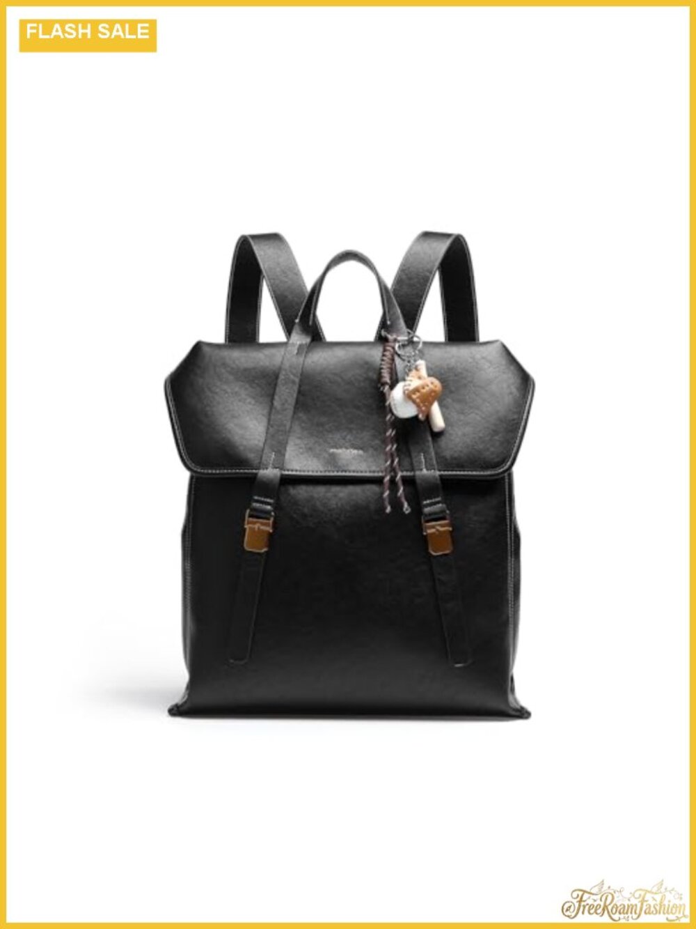 Vintage PU Leather Backpack Purse Convertible Travel Tote Bag